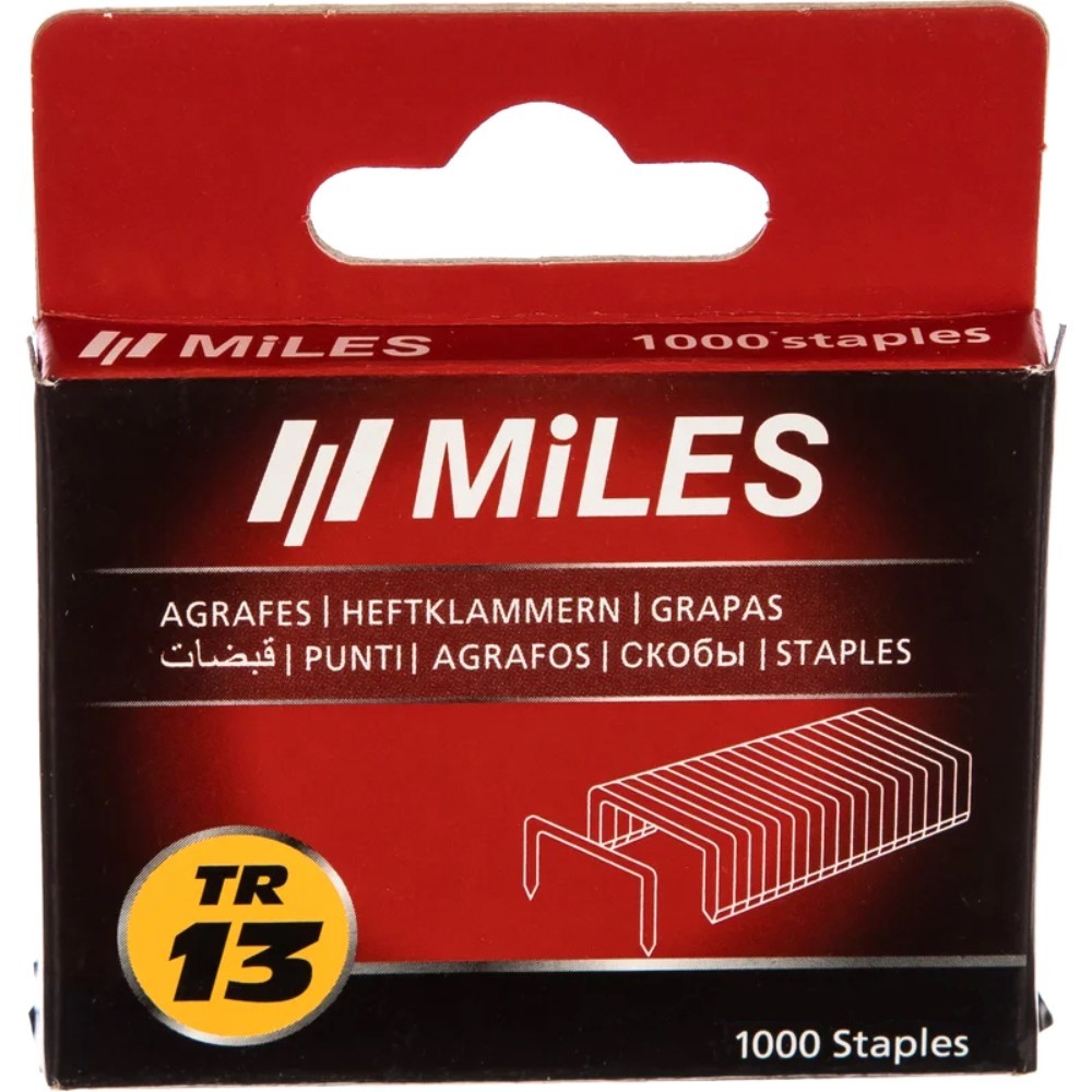 Скоба Miles TR-13, 10 мм, 1000 штук - 4
