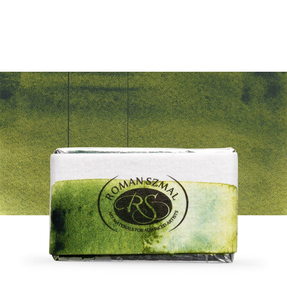 Краски акварельные "Aquarius", 342 зелёный Хукера, кювета