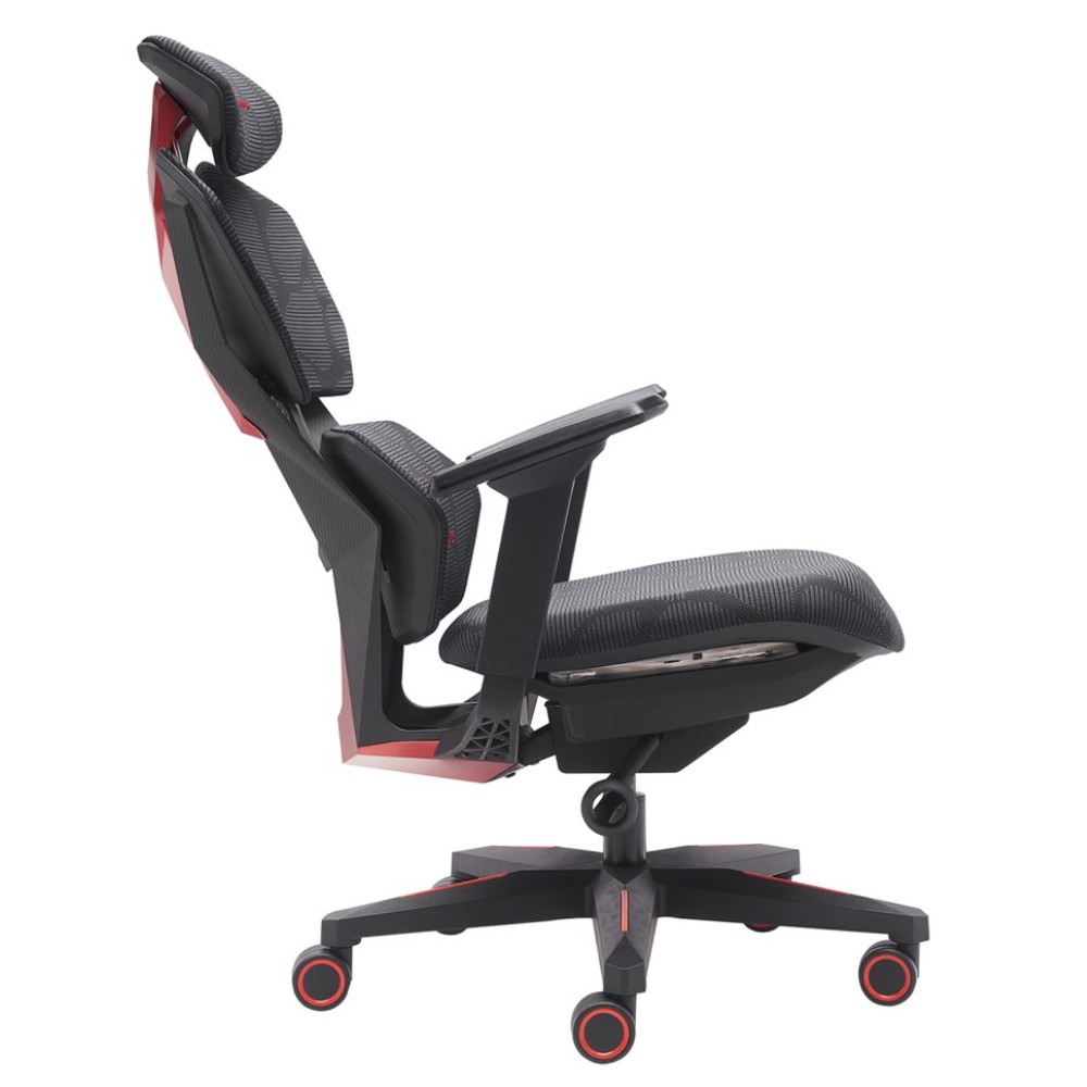 Кресло игровое EVERPROF "Tiger", сетка, пластик, черный - 6