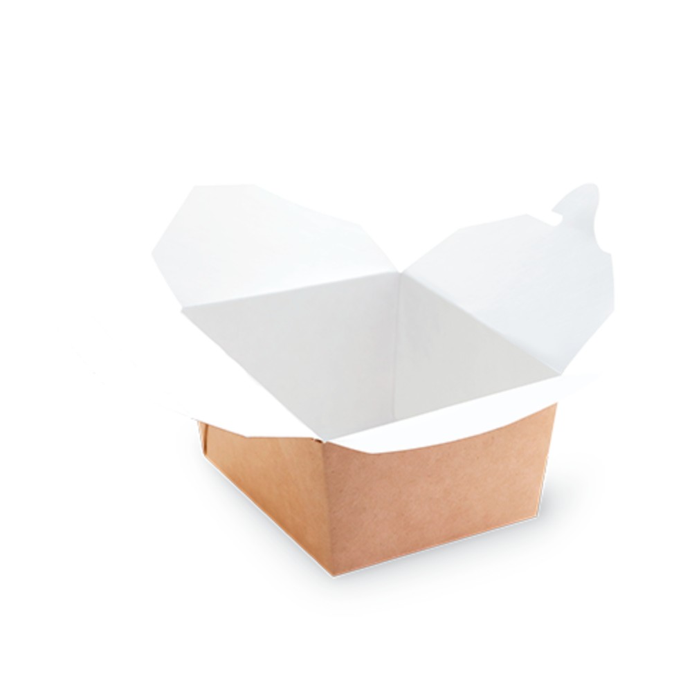 Контейнер бумажный 600 мл, 130/113х105/90х64