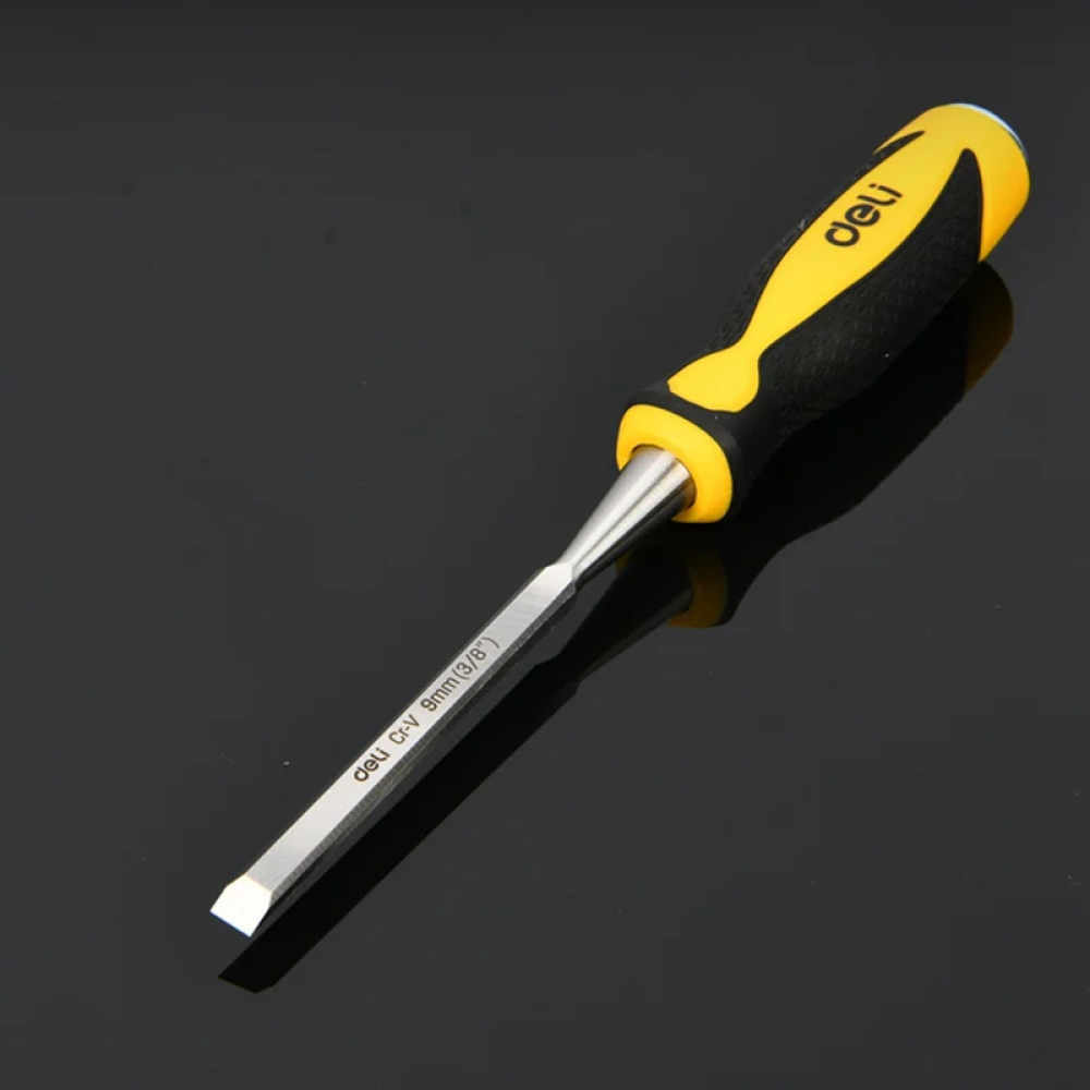 Стамеска "Deli" 9 мм, желтый - 3