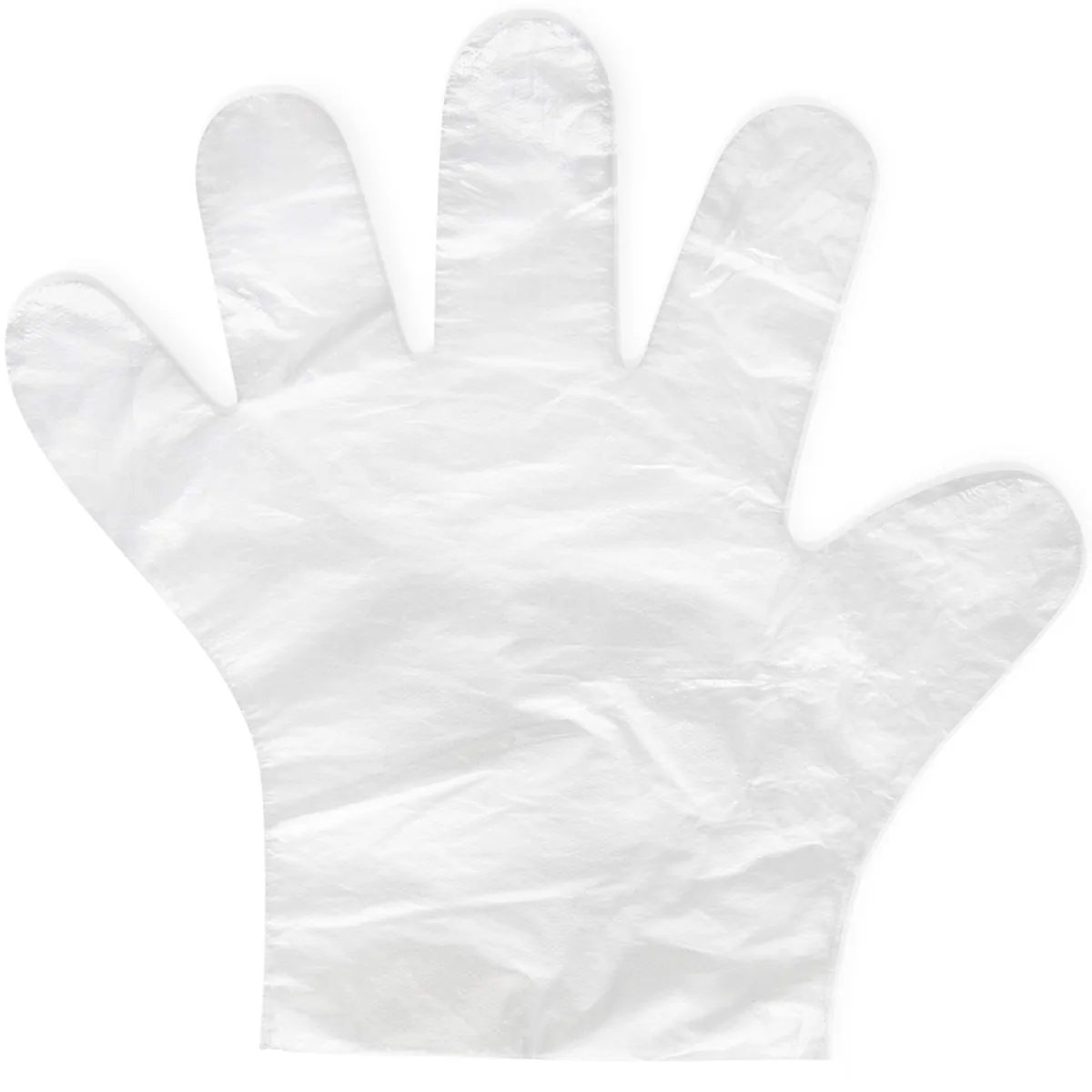 Перчатки полиэтиленовые одноразовые Aviora,  р-р L, 100 шт/уп, прозрачный - 2