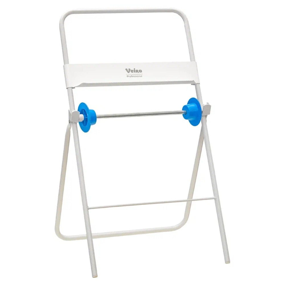 Диспенсер VEIRO Professional WIPSTAND, для протирочных материалов в рулонах, напольный, белый