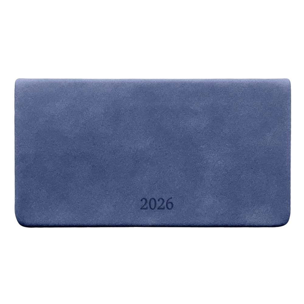 Еженедельник датированный "Soft" на 2026 год, А6, 128 страниц, синий