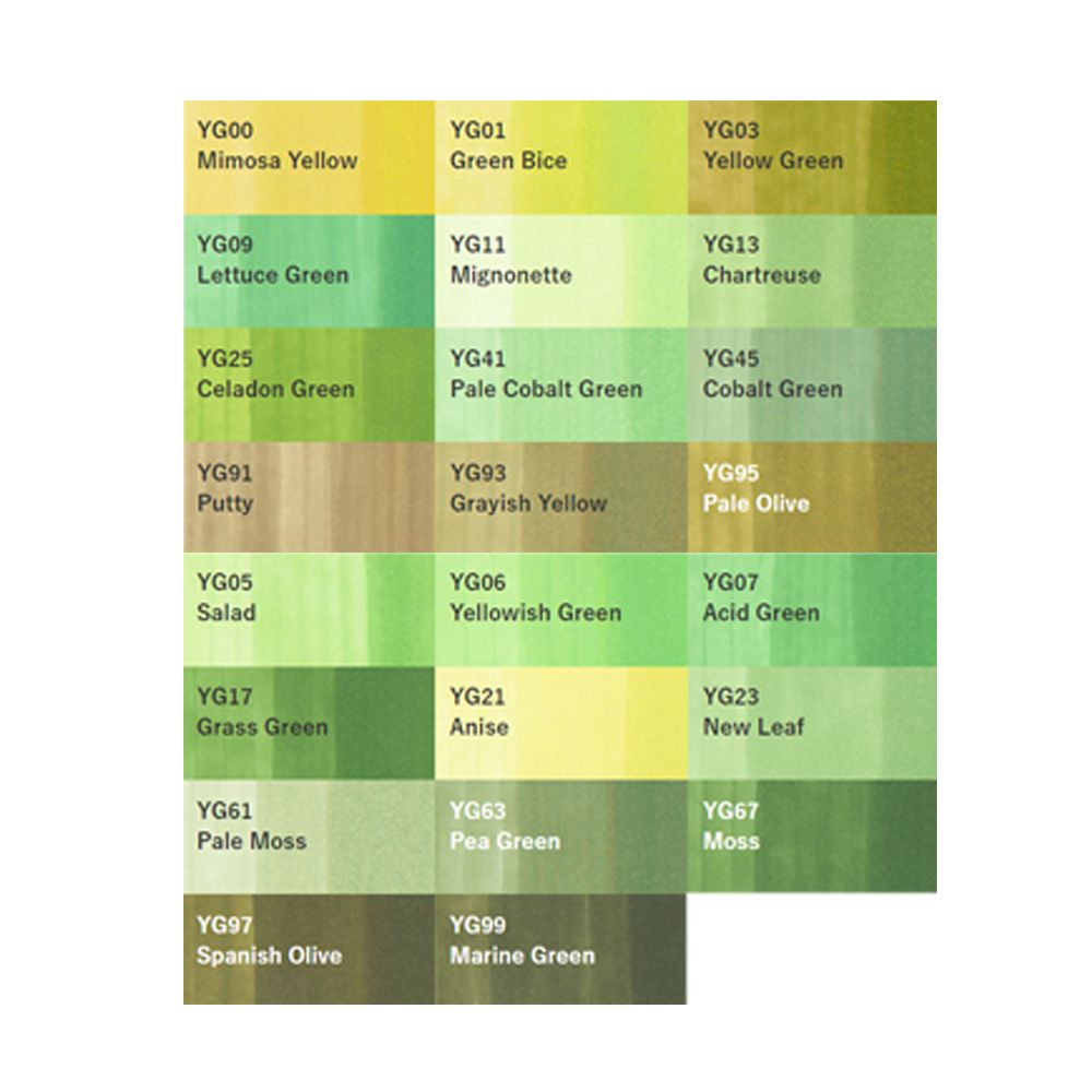 Маркер перманентный "Copic Sketch", YG-07 кислотно-зеленый