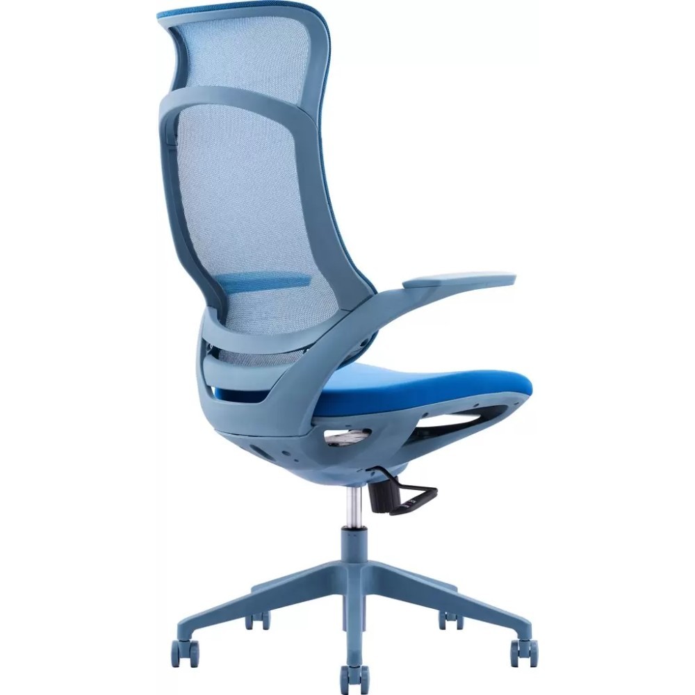 Кресло для руководителя EVERPROF Spirit, сетка, синий - 4