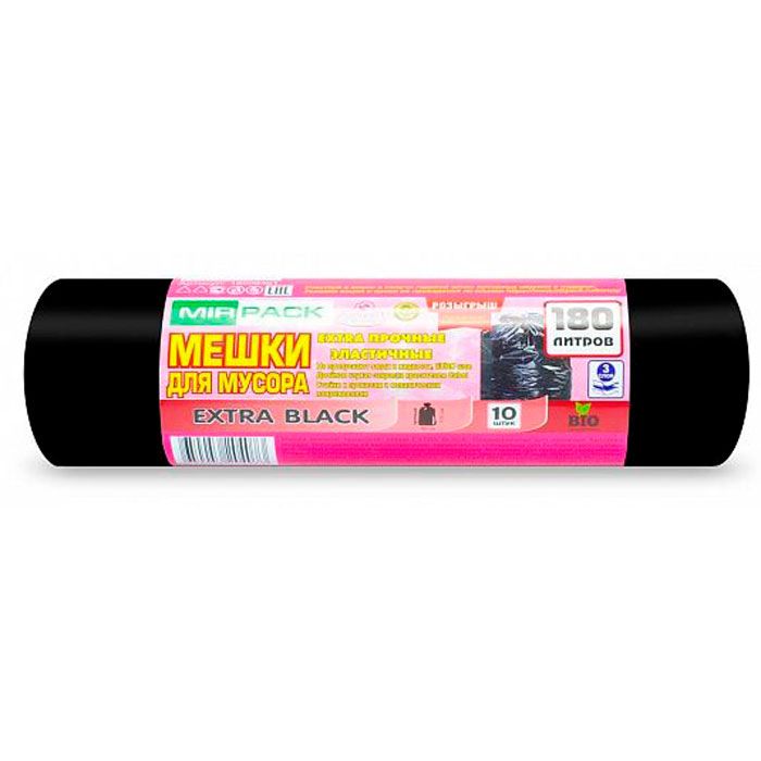 Мешки для мусора ПВД Mirpack 