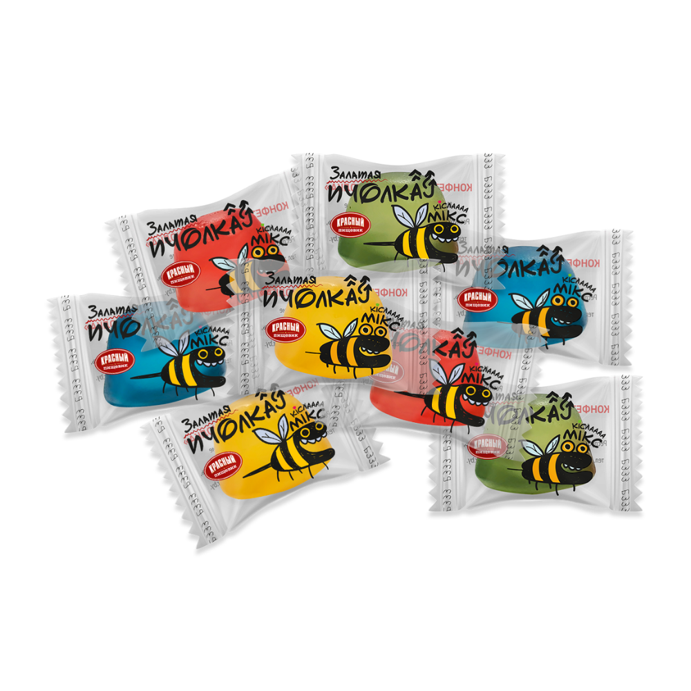 Конфеты "Залатая пчолка. Кiслы смак", 150 г - 3
