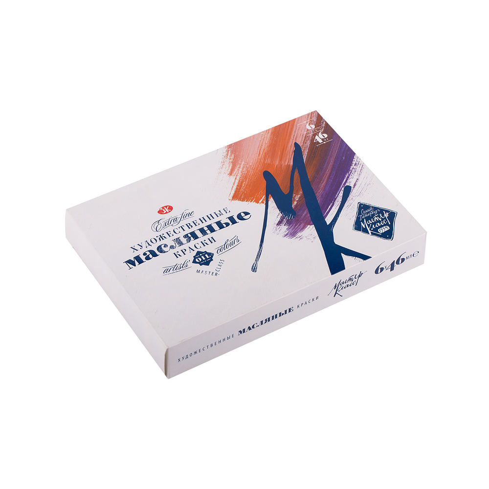 Краски масляные "Мастер-класс", 6 цветов