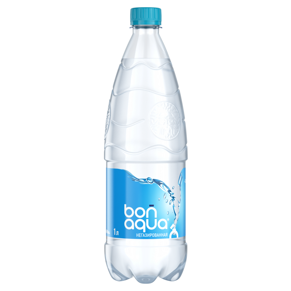 Вода питьевая "Bonaqua", негазированная, 1 л