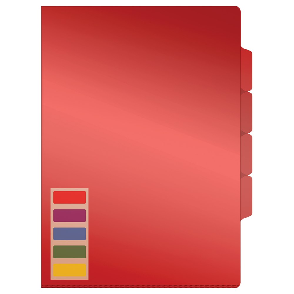 Папка-уголок "Стамм", А4, 150 мк, ассорти - 4