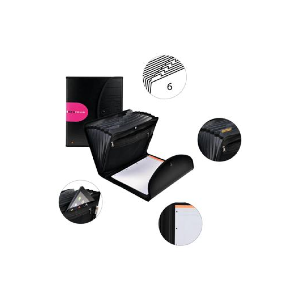 Папка-портфолио "Exactive" на молнии - 7