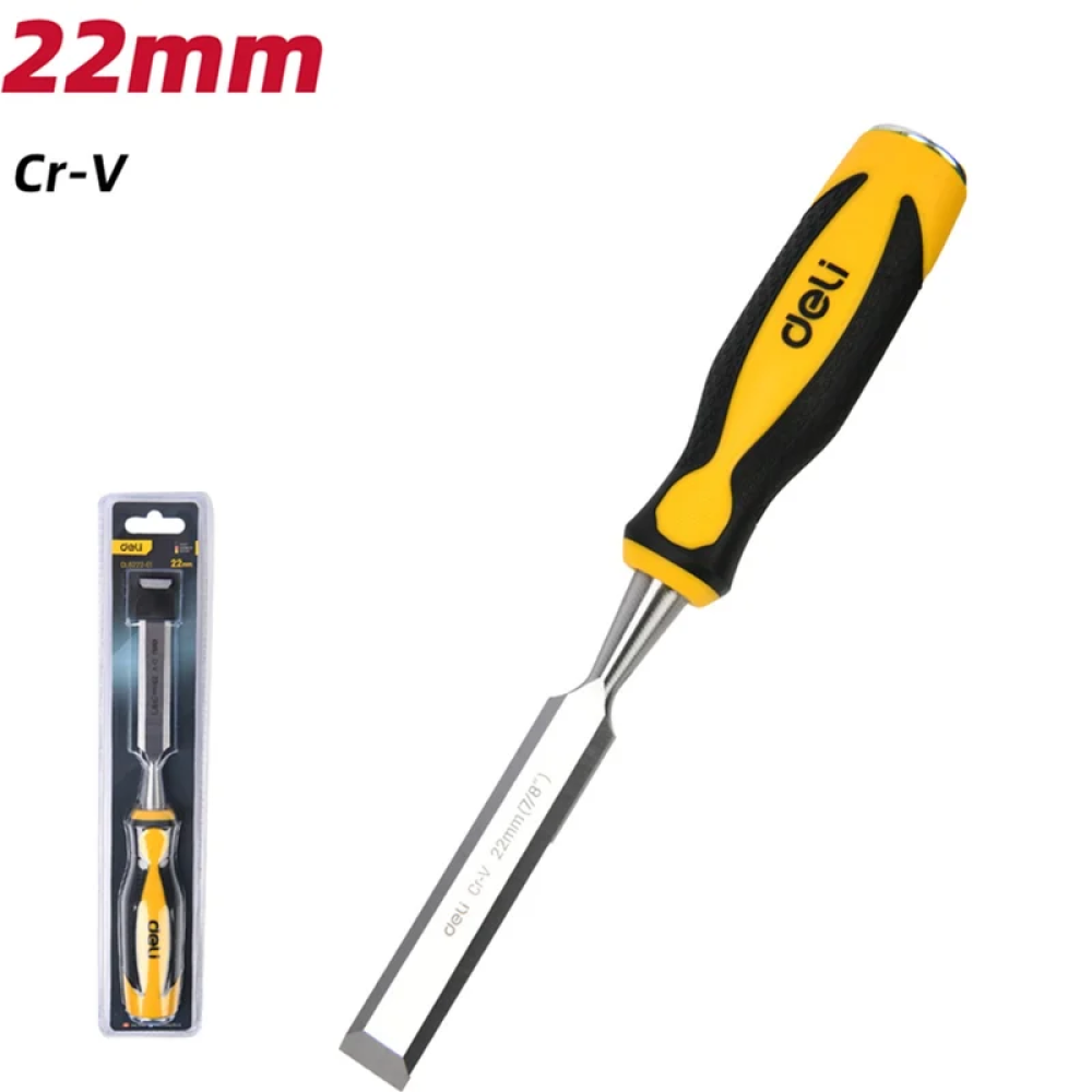 Стамеска "Deli" 22 мм, желтый