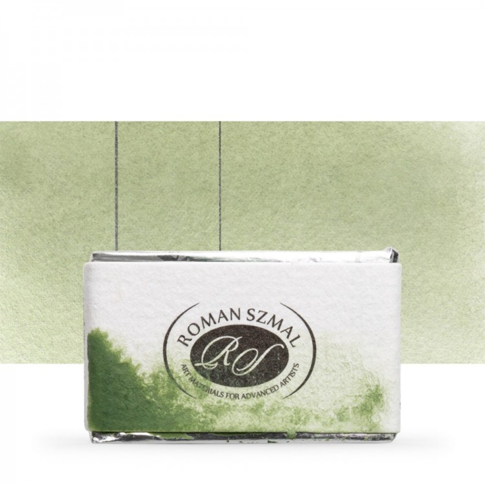 Краски акварельные "Aquarius", 105 зеленая земля, кювета