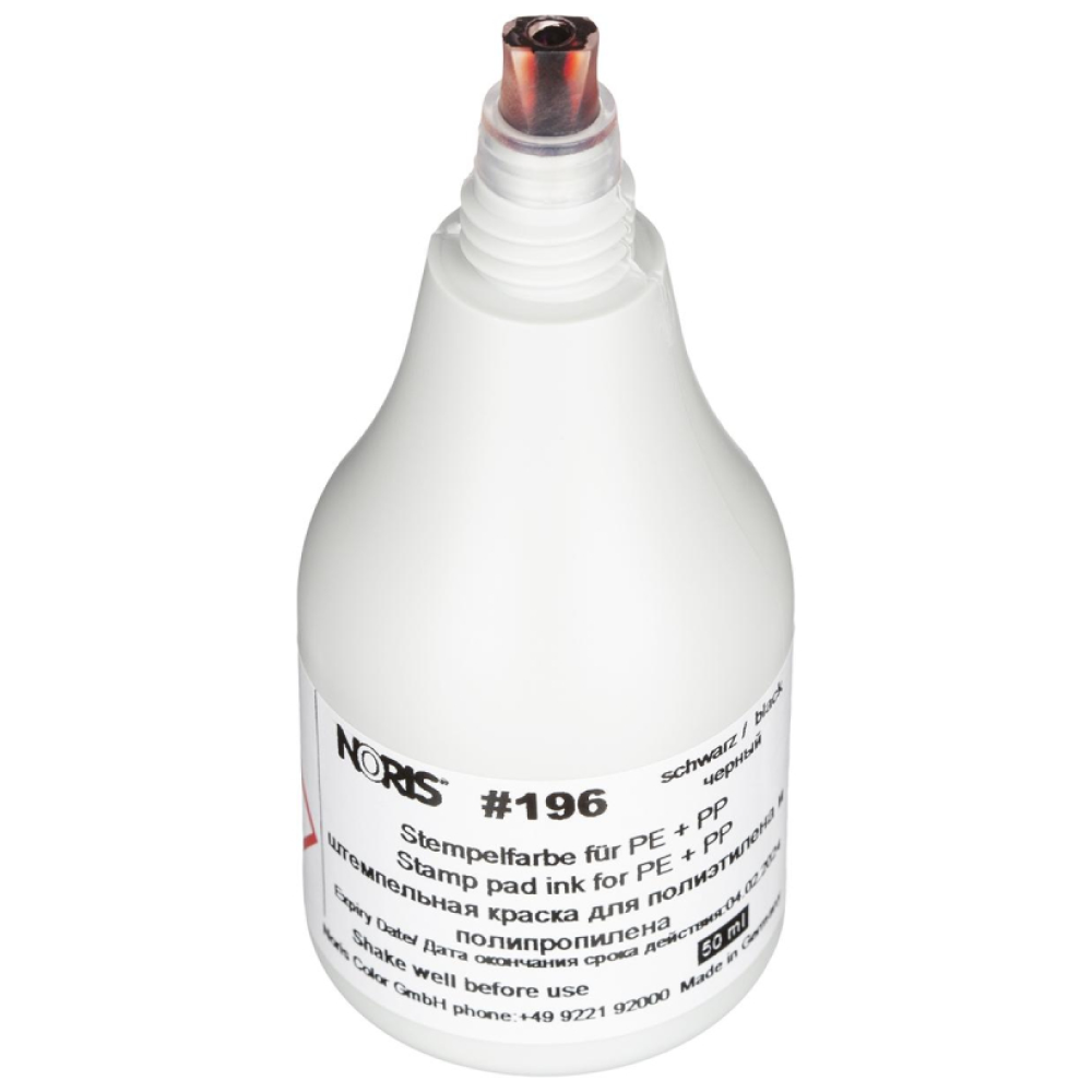 Краска штемпельная "Noris 196", 50 мл, черный