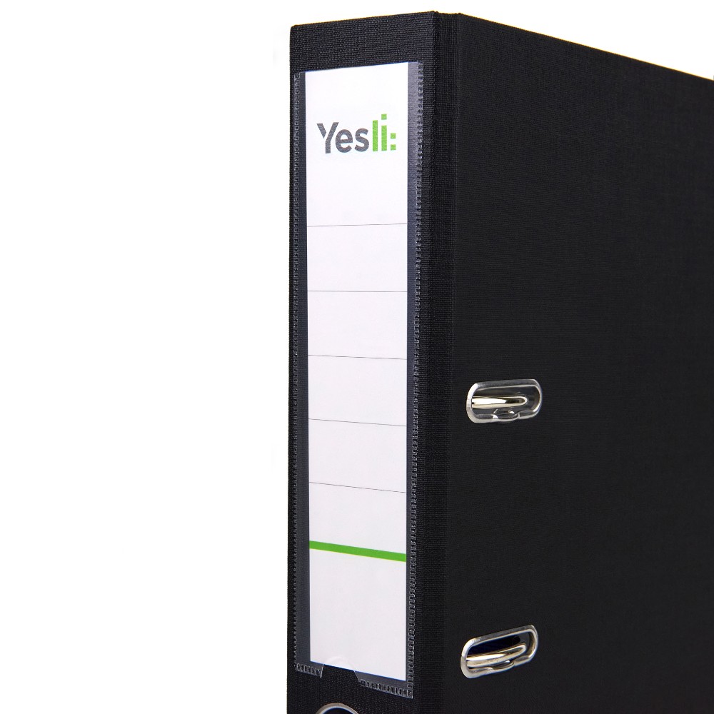 Папка-регистратор "Yesli:", А4,  50 мм, ПВХ, черный