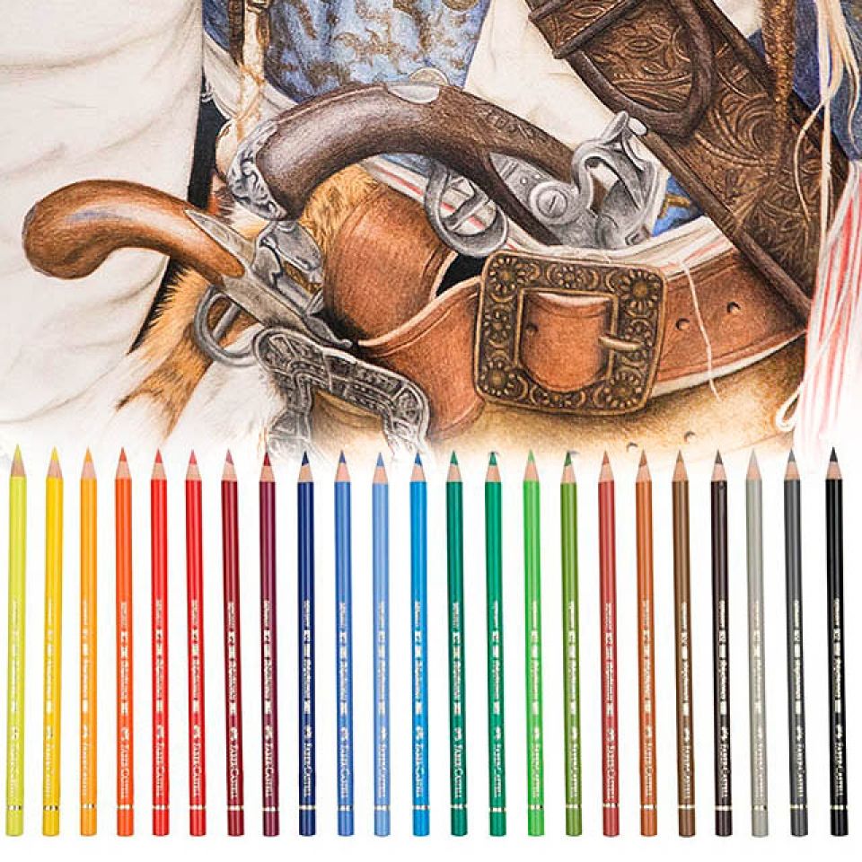 Цветные карандаши "Polycromos", 120 шт., в металлической упаковке