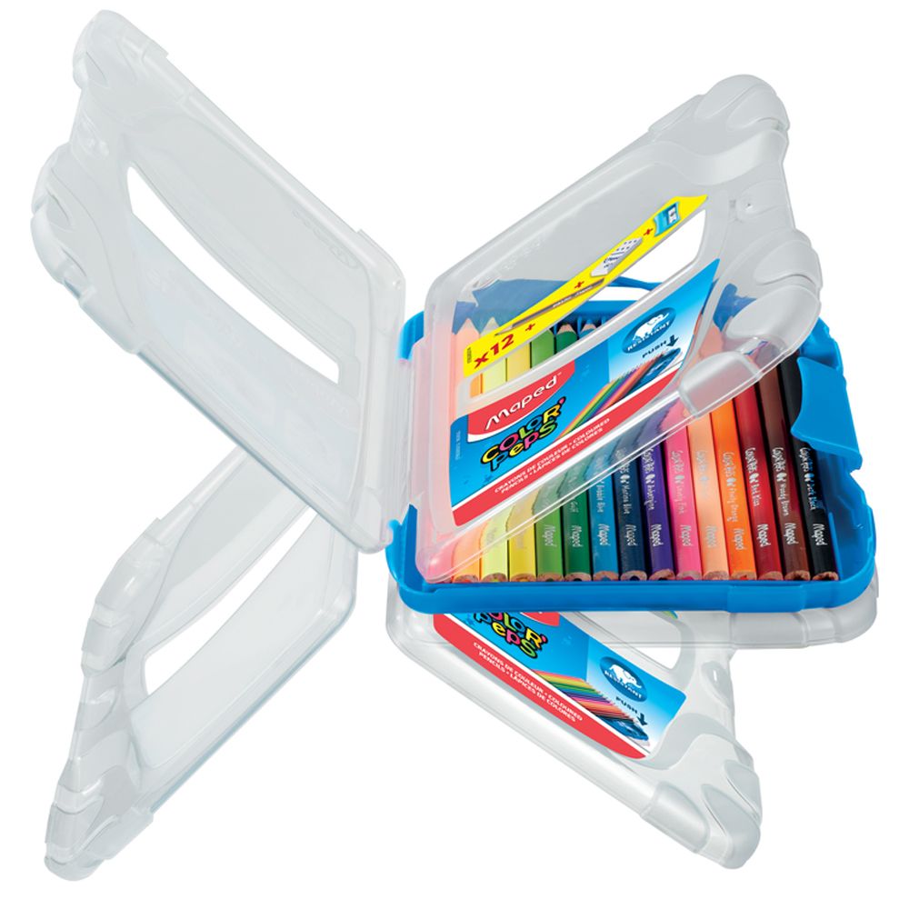 Цветные карандаши Maped "Color Peps" + точилка + ластик + простой карандаш, 12 цветов - 3
