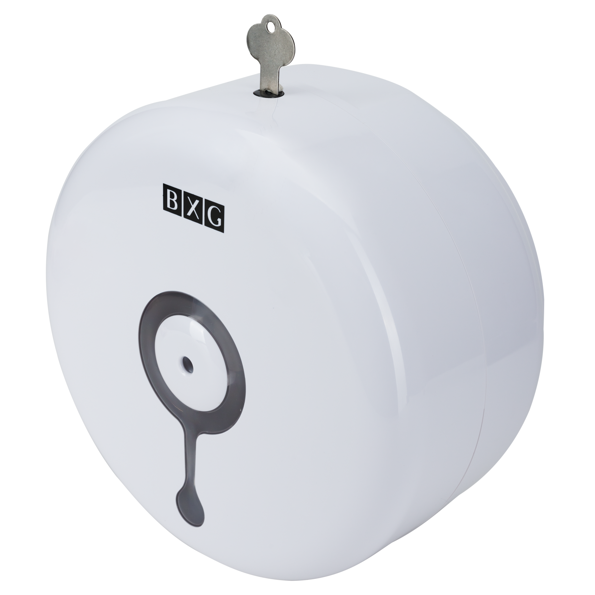 Диспенсер для туалетной бумаги в больших, средних и стандартных рулонах BXG-PD-2022, ABS-пластик, белый
