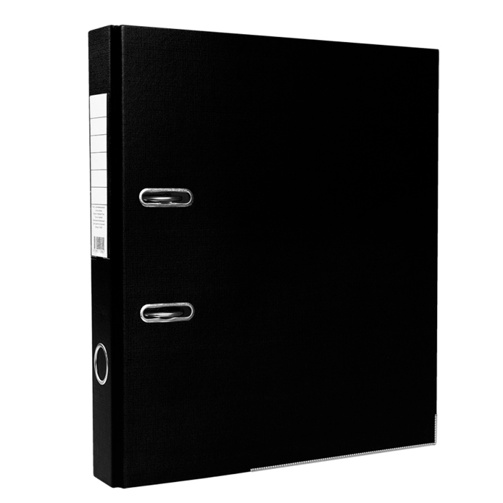 Папка-регистратор "OfficeStyle", А4, 75 мм, ПВХ Эко, черный