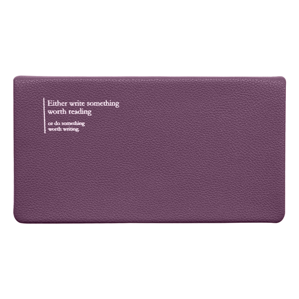 Еженедельник датированный "Prague" на 2026 год, А6, 128 страниц, сливовый