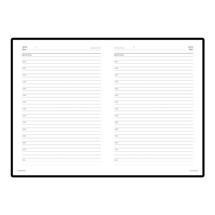 Ежедневник недатированный "Sidney Nebraska", A5+, 272 страницы, черный