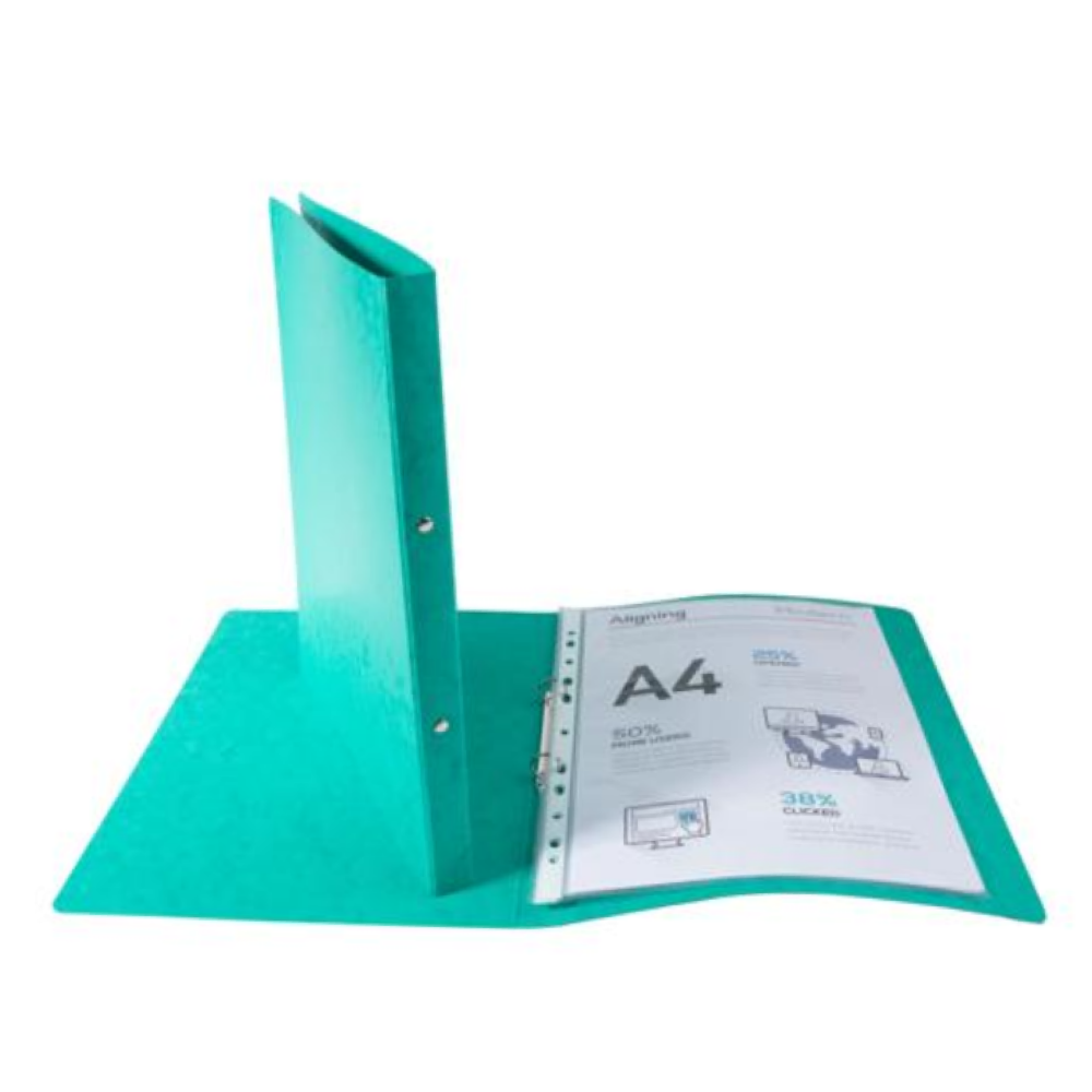 Папка на кольцах "Exacompta", картон, 20 мм, А4, зеленый