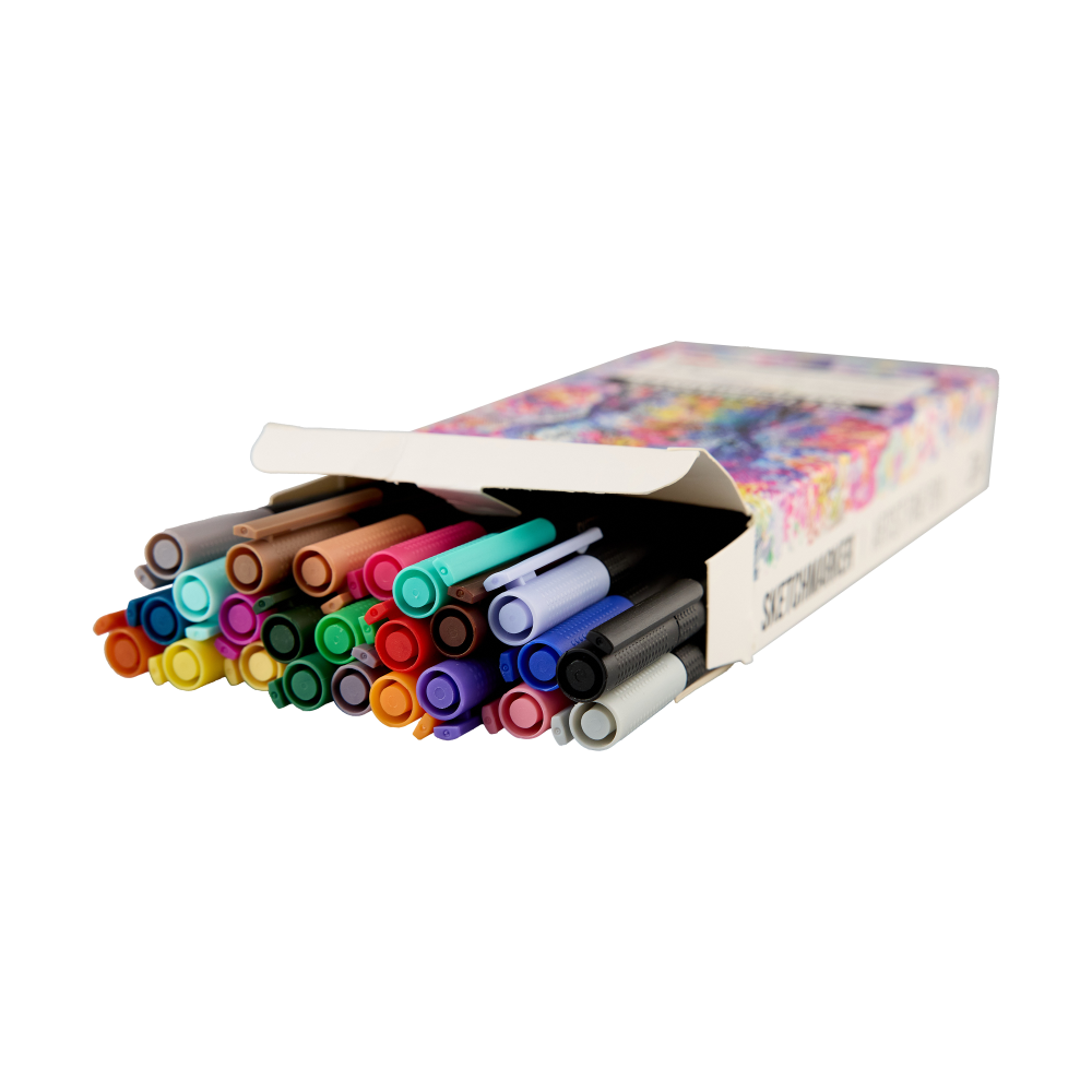 Ручка капиллярная "Sketchmarker Artist fine pen Studio", 24 шт - 13