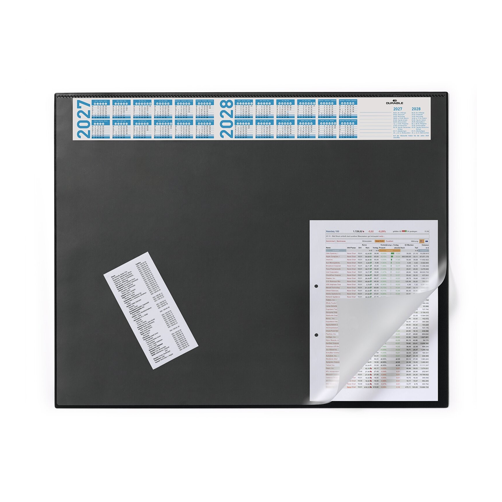 Бювар с поднимающимся верхом, 52x65 см, черный - 3