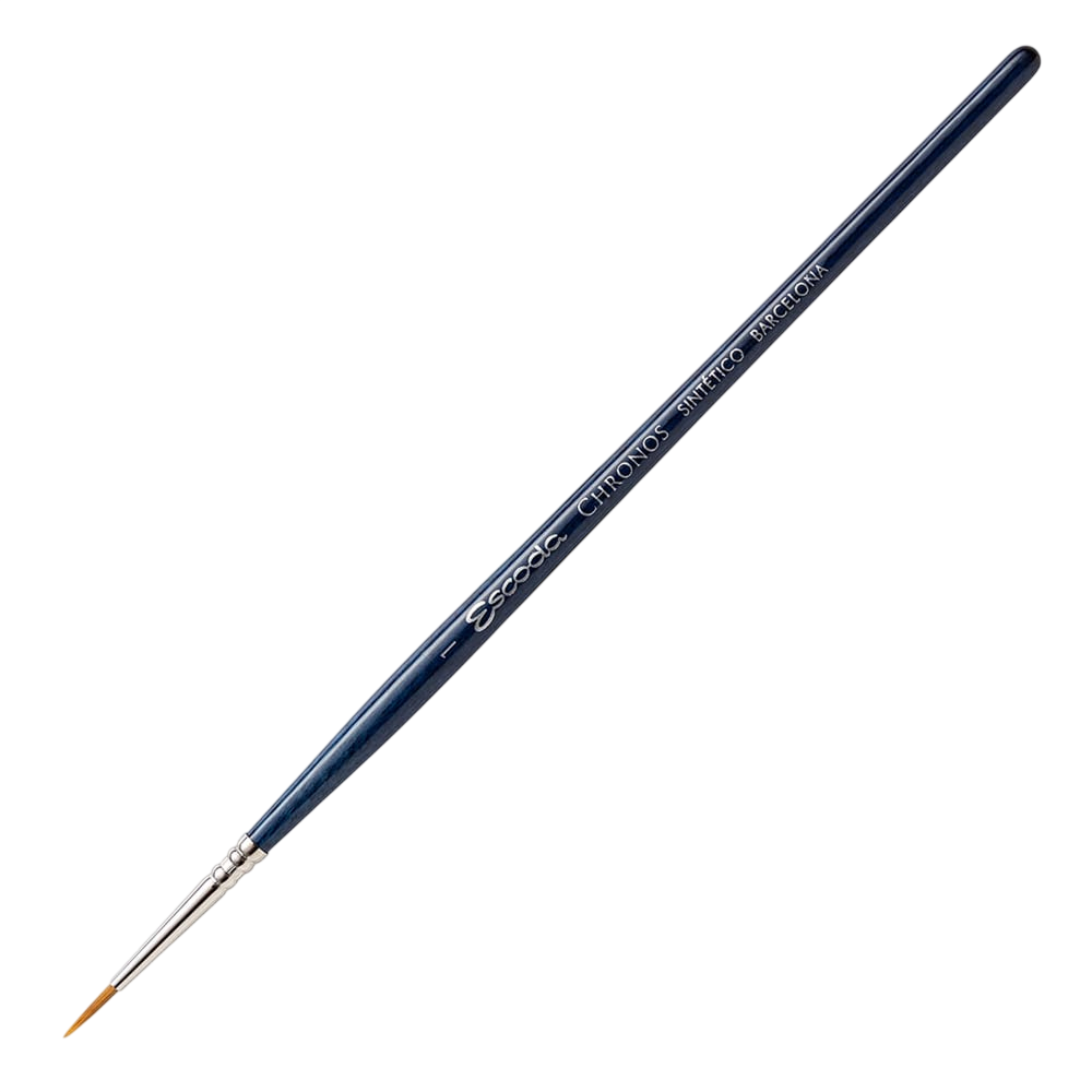 Кисть "Escoda Chronos", микс, круглая, на короткой ручке, № 1