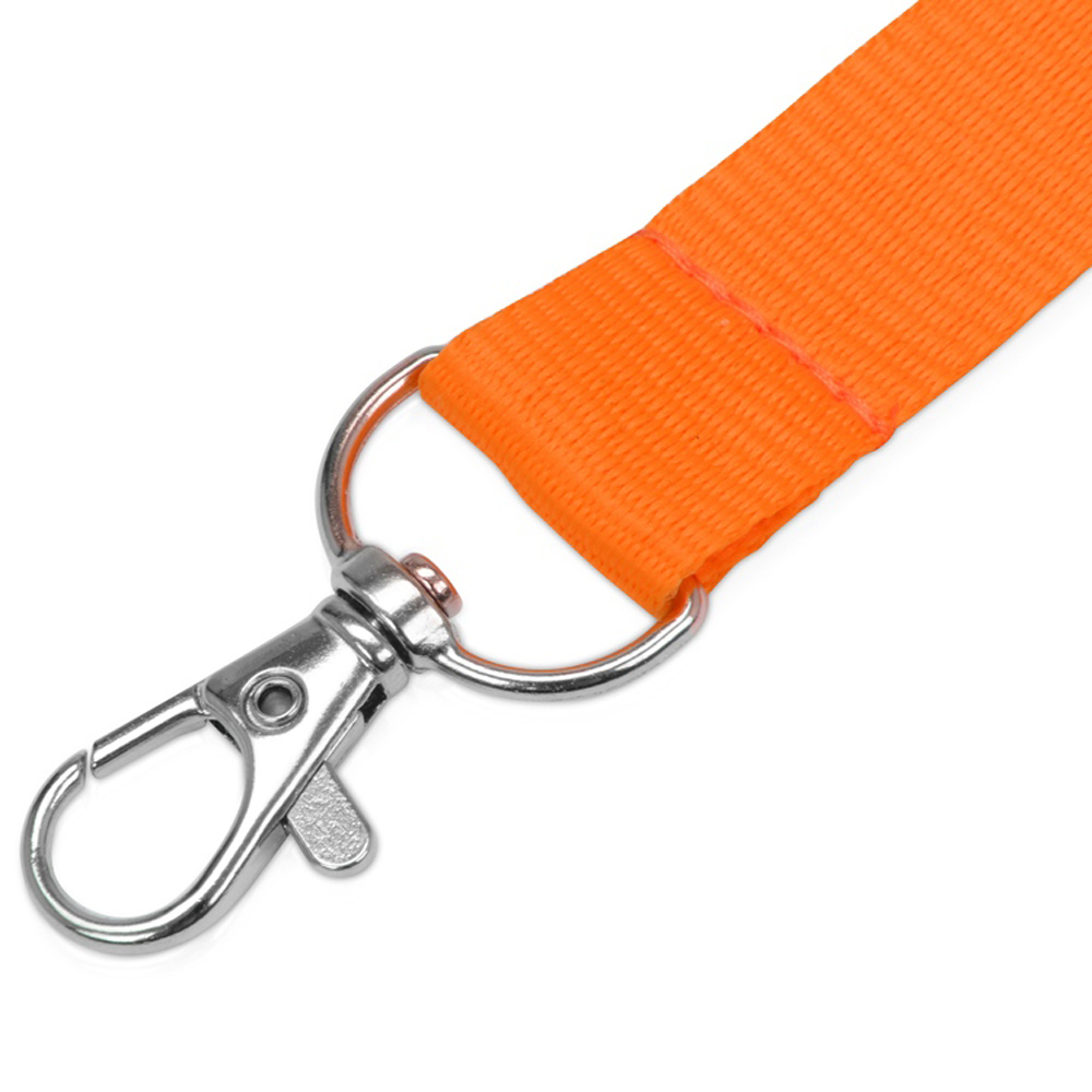 Тесьма с карабином для бейджа "839122", оранжевый