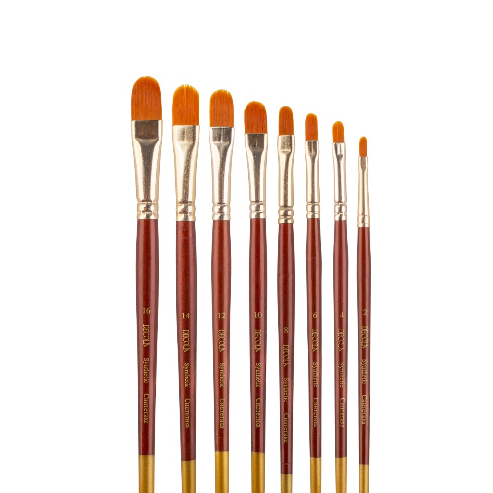 Кисть "Decola", синтетика, овальная, №2 - 5