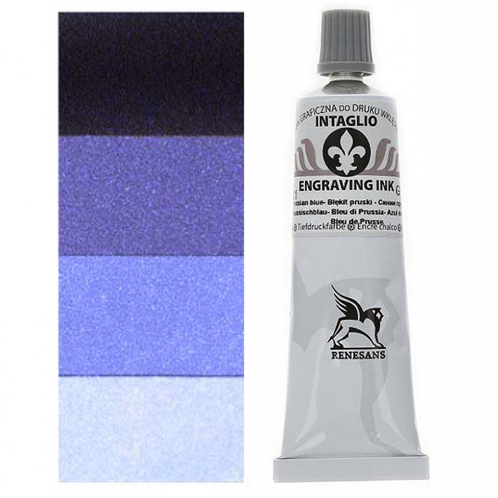 Краски для печати "Intaglio ink", 31 прусский синий, 60 мл