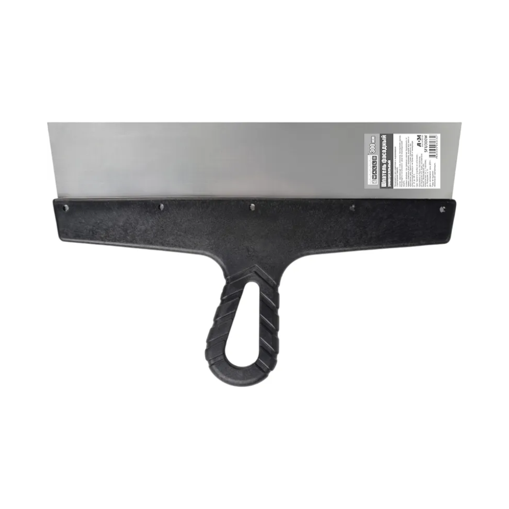 Шпатель фасадный 4Walls, SFU300W, нержавеющий, универсальный, 300 мм 