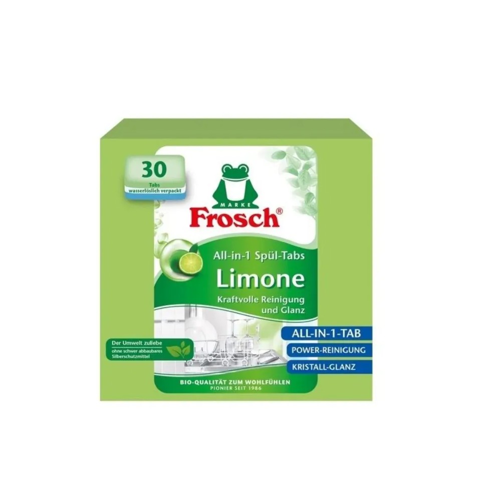 Средство для мытья посуды в посудомоечной машине "FROSCH Лимон"