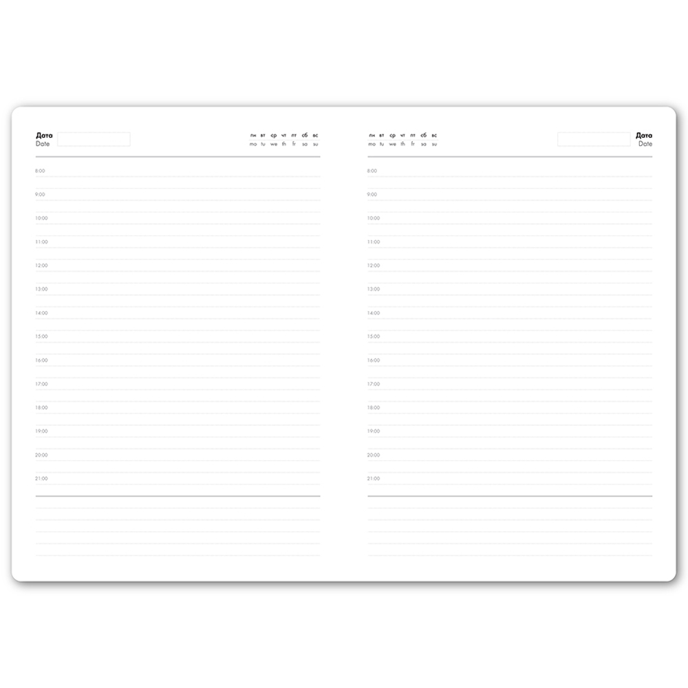 Ежедневник недатированный "Bliss", А5, 145x205 мм, 272 страницы, лайм - 3