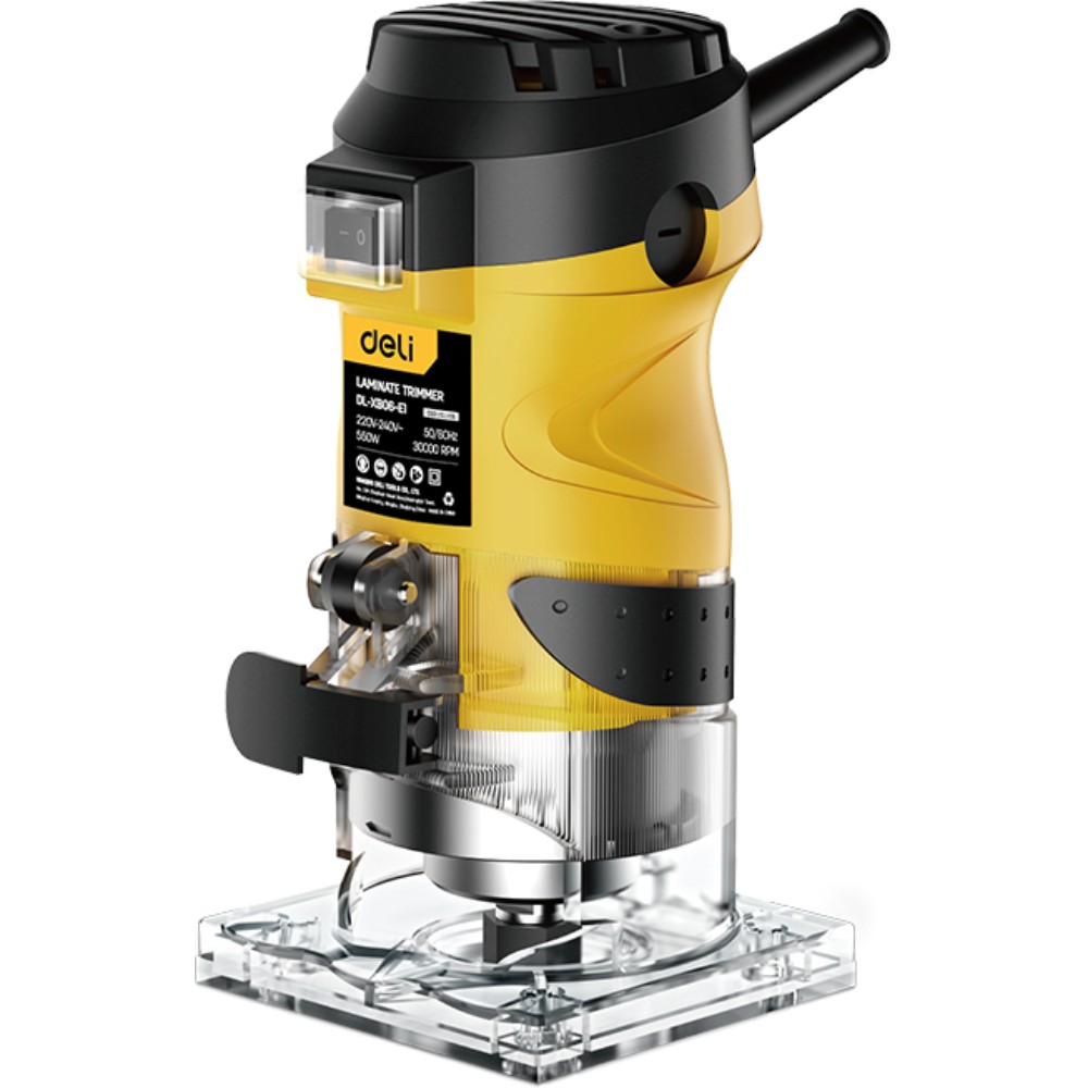 Фрезер кромочный Deli "XB06-E1", 550 Вт, 6 мм, коробка