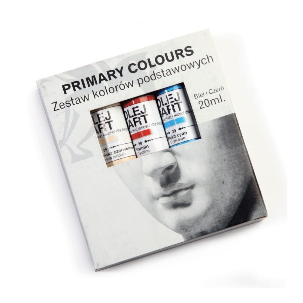 Набор красок масляных Renesans "Oils for art", 5 цветов