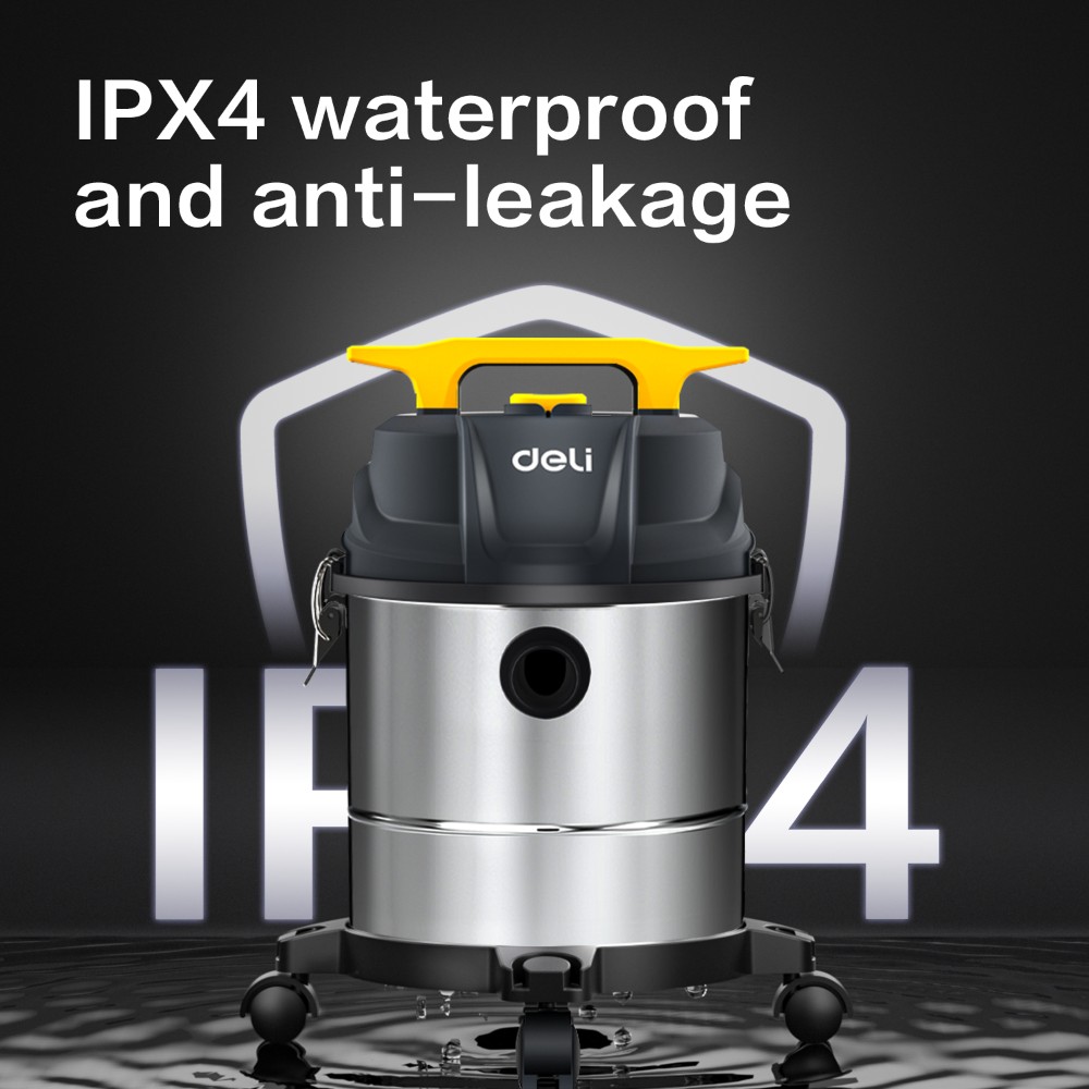 Пылесос сетевой Deli YS EDL881825, 1400 Вт, 21 кПа, 25 л, черный - 5