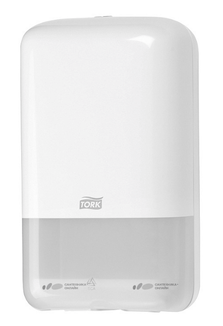 Диспенсер TORK д/туалетной бумаги листовой пластиковый, белый, T3