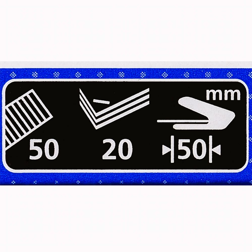 Скобосшиватель "HS-J10", №10, 20 листов, синий