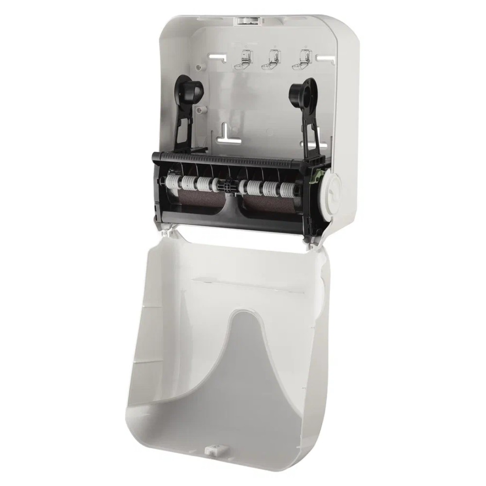 Диспенсер для полотенец рулонных "VEIRO Professional POD", пластик, белый - 3