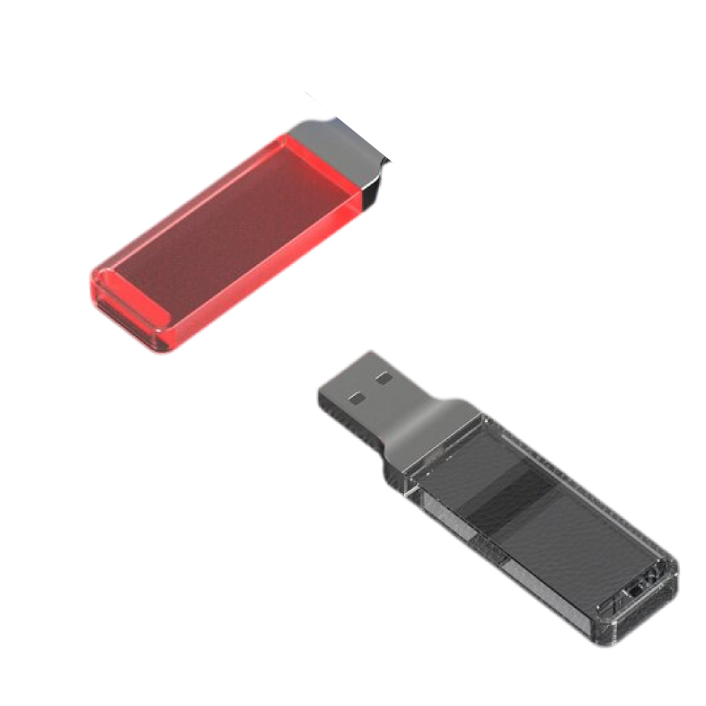 USB Flash накопитель 2.0 16 Gb ZC-005, пластик, металл, красный