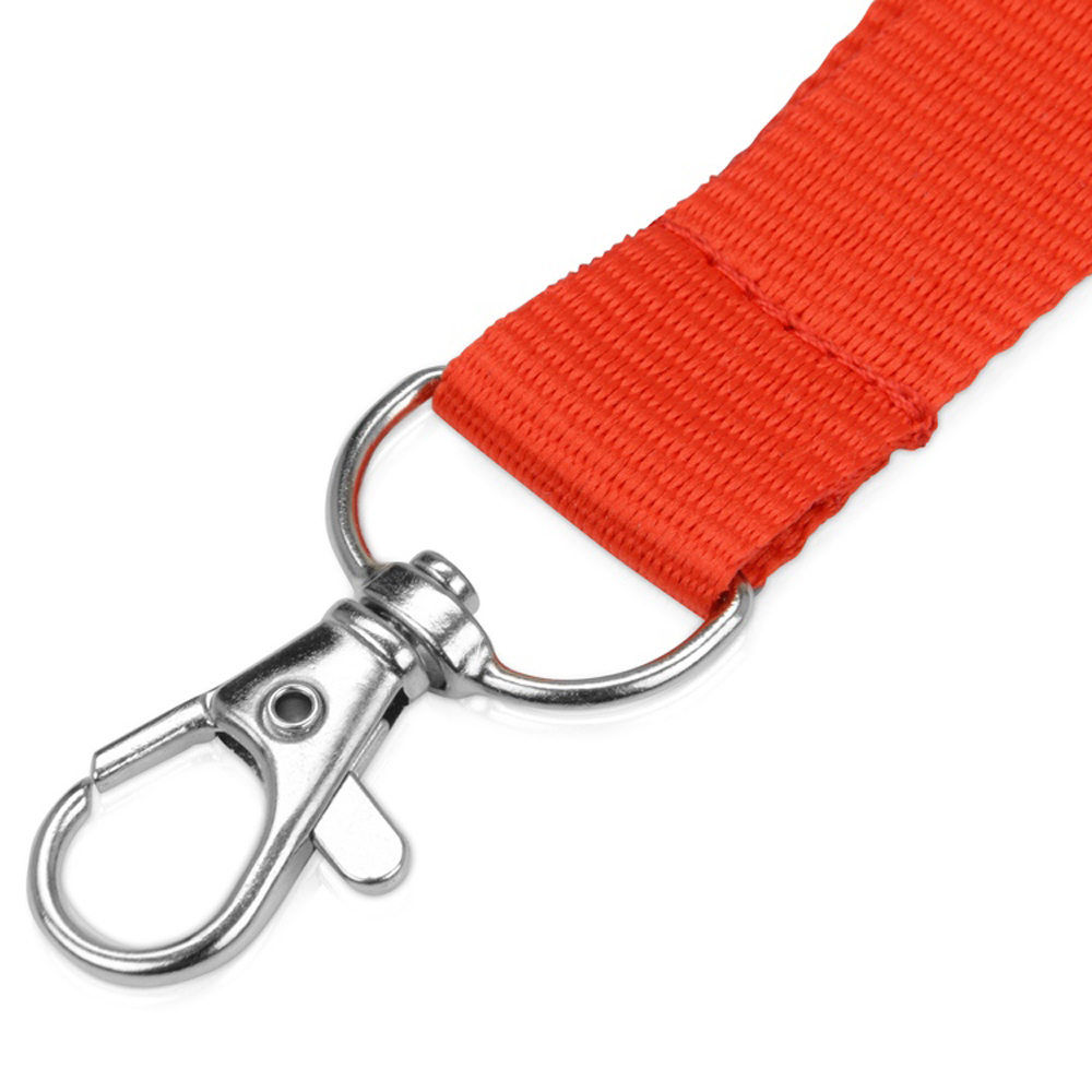 Тесьма с карабином для бейджа "839121", красный
