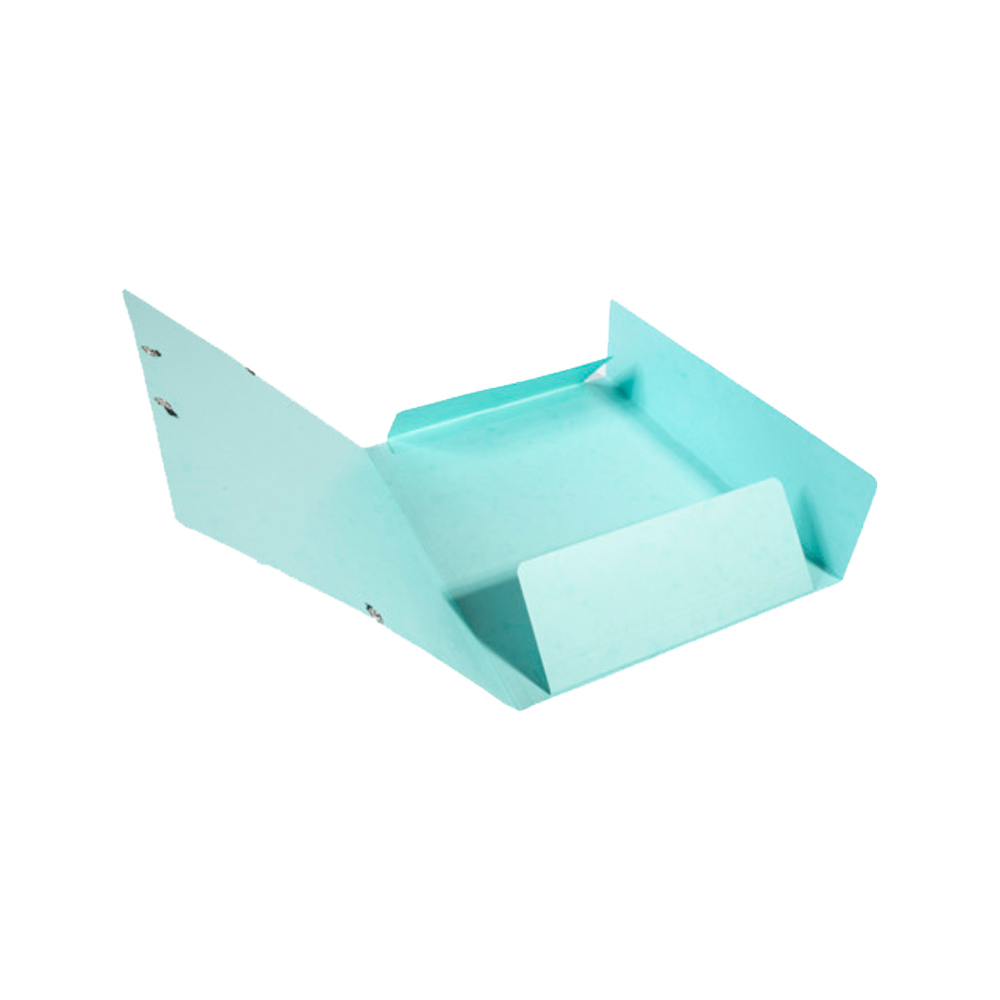 Папка на резинках "Aquarel", А4, 15 мм, картон, зеленый