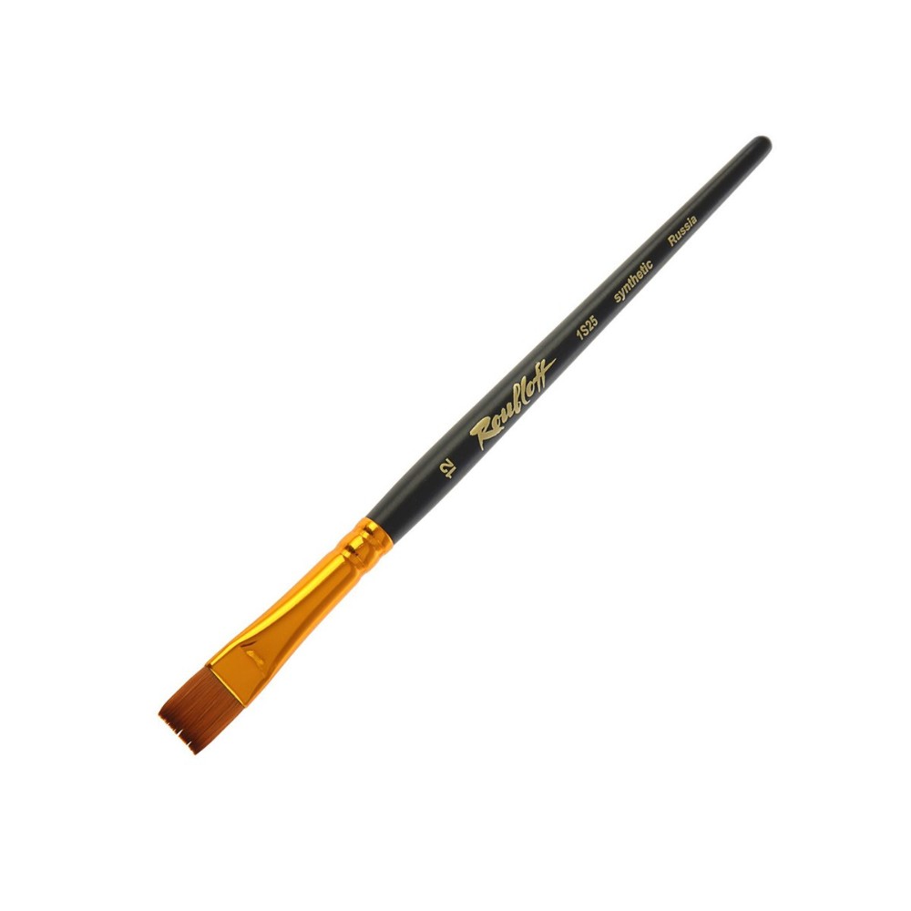 Кисть "Roubloff", имитация колонка, плоская, на короткой ручке №12