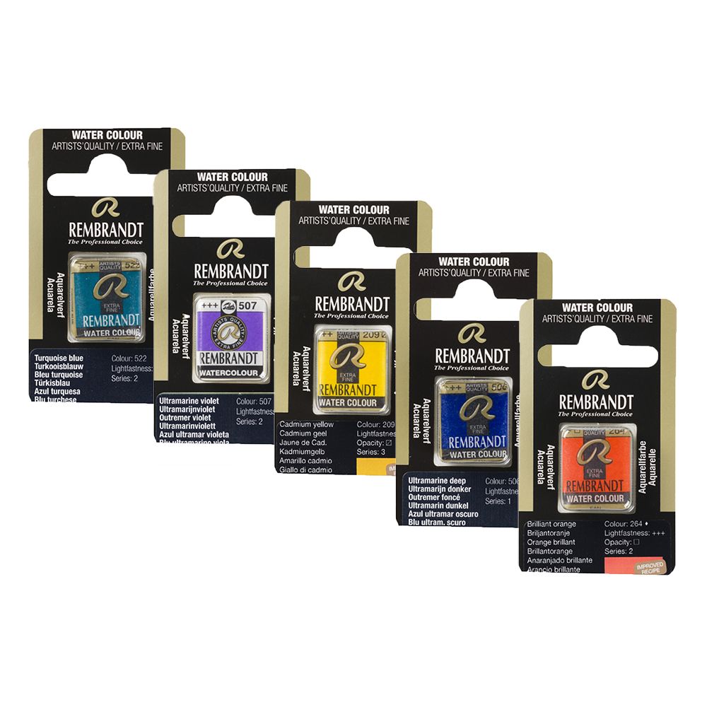 Краски акварельные "Rembrandt", кювета