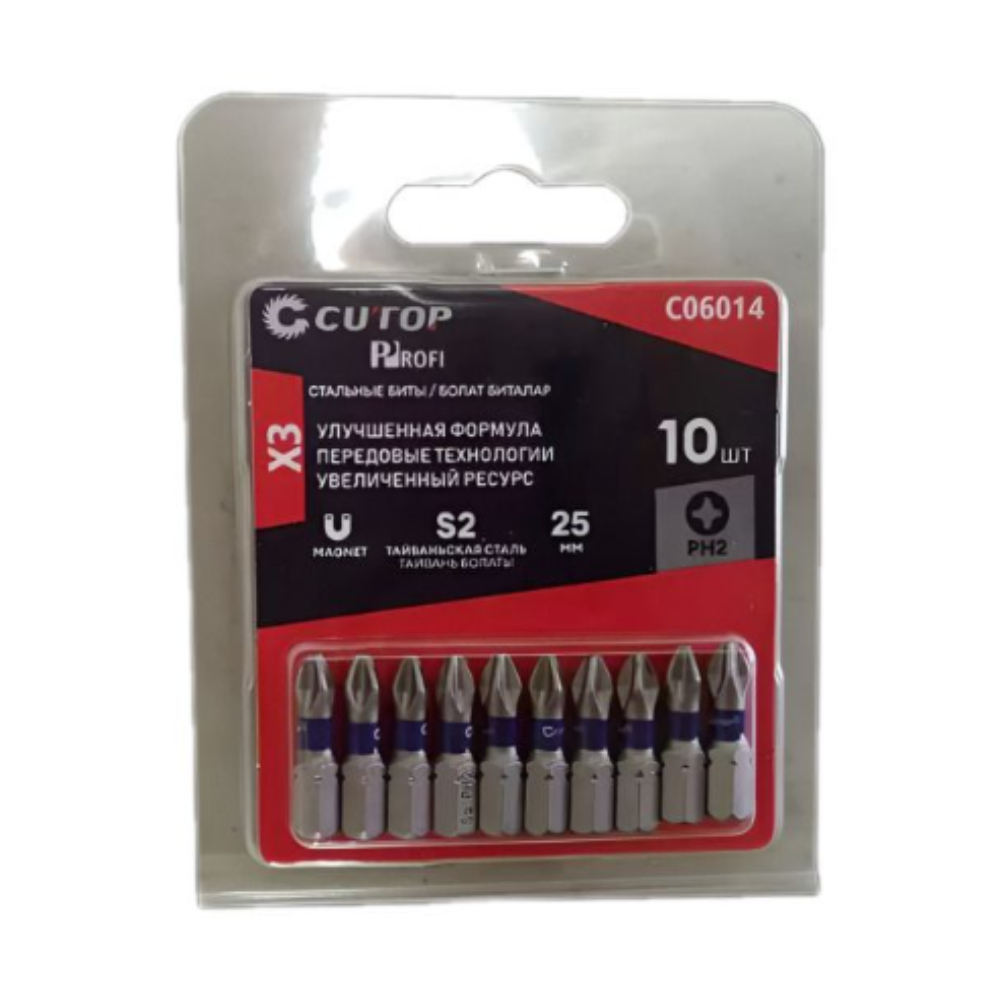 Бита стальная CUTOP C06014