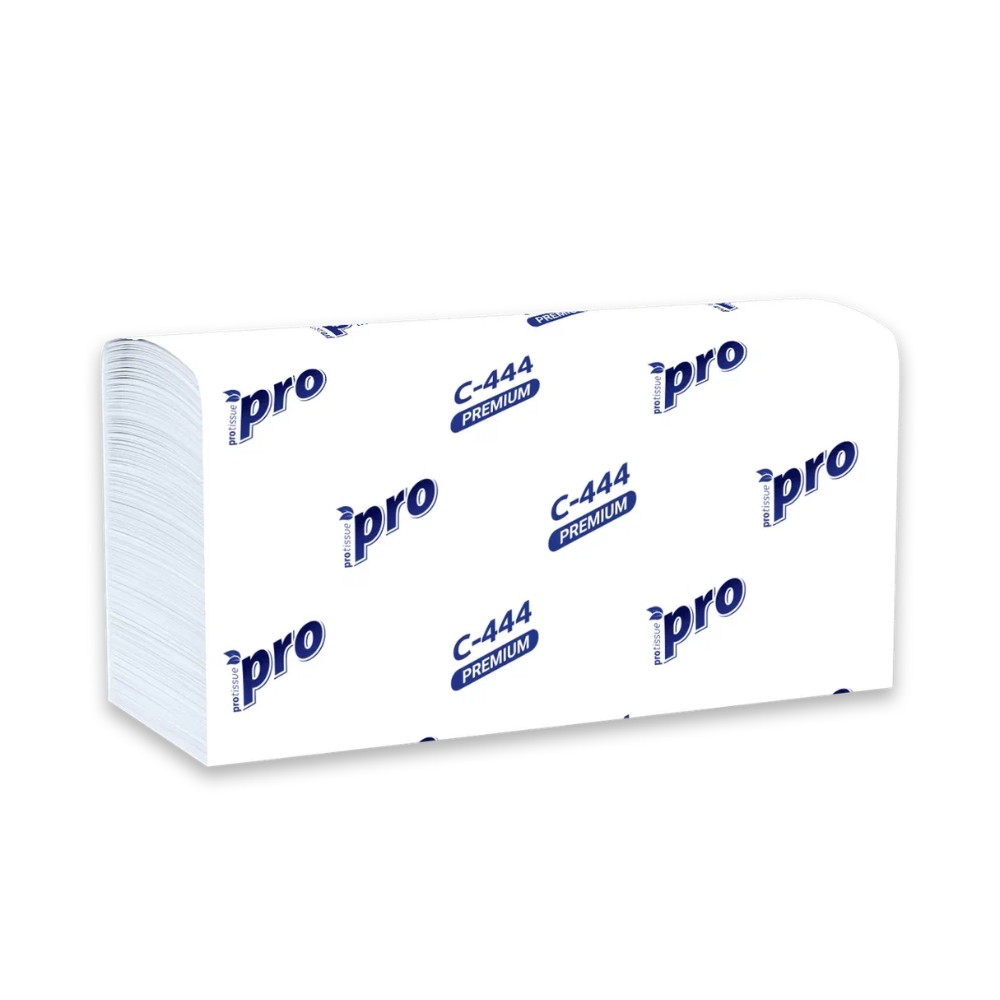 Полотенца бумажные PROtissue, Z - сложение, 150 листов, 2 слоя, Instant, 100% целлюлоза