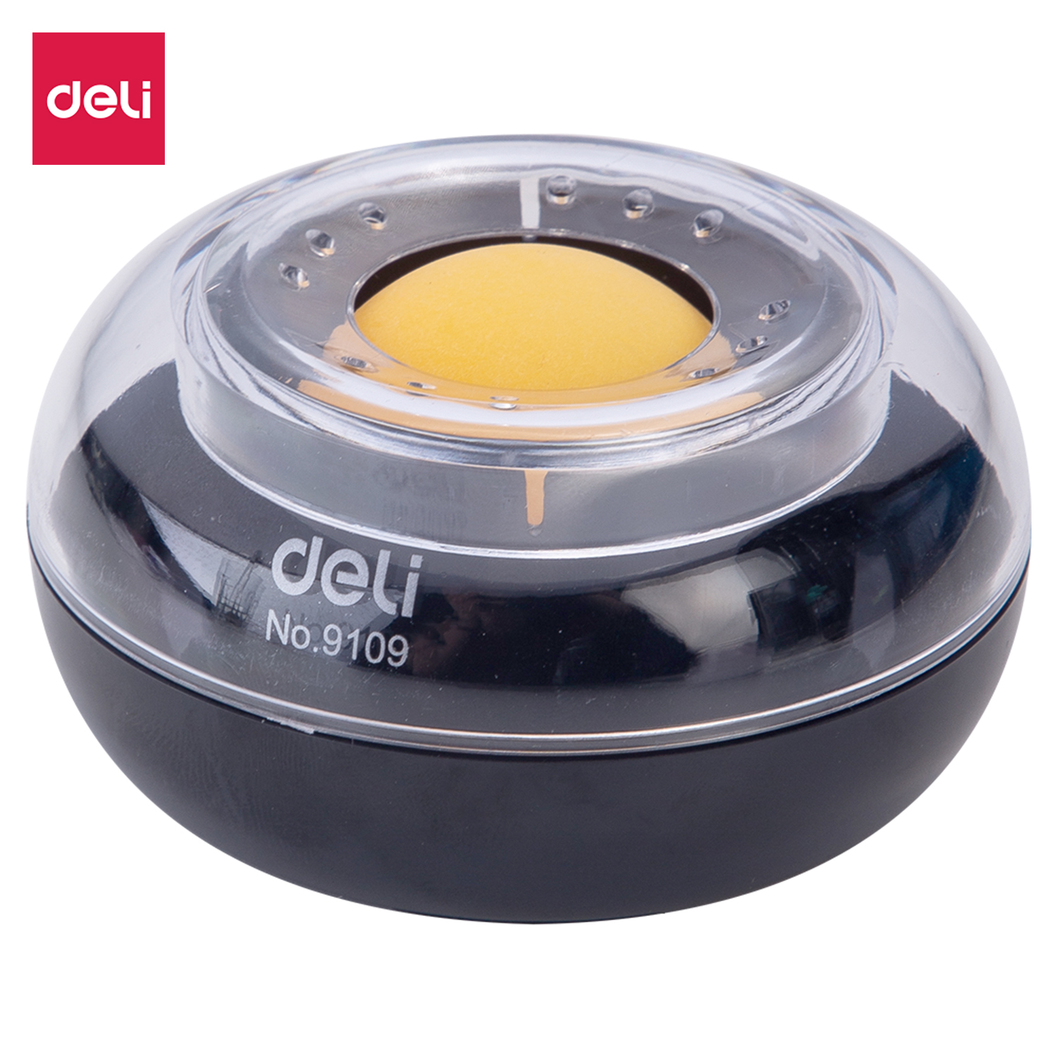 Подушка для увлажнения пальцев "Deli", 90 мм, ассорти